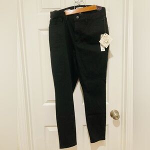 NWT AVA & VIV size 16 Women's High Rise Skinny Comfort Waist Black Skinny Jeans